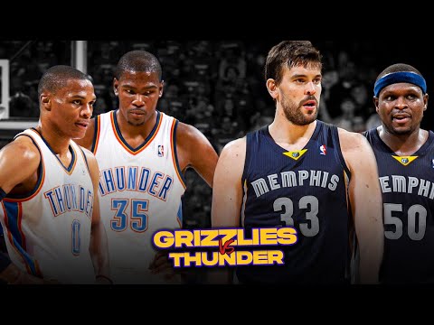 Young KD x Westbrook In An Epic Battle vs Z-Bo and Gasol's Grizzlies | 2011 WCSF