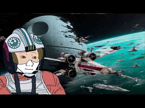 Runnin' Wild but you're an X-Wing pilot attacking Death Star II
