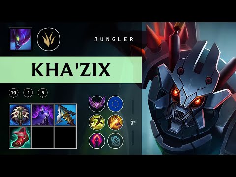 Kha'Zix Jungle vs Hecarim - EUW Master Patch 25.24