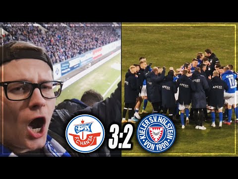 EMOTIONALER HEIMSIEG STADIONVLOG: Hansa Rostock - Holstein Kiel | 3:2 kurz vor Ende | Stadion Vlog