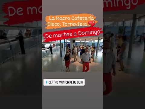 Desde La Macro Cafetería Disco, pensionistas, Centro Municipal de Ocio  TorrevIeja...