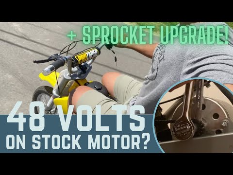 MX650 48V Fast Scooters Overvolt Kit Part 3 | 13T Sprocket Upgrade and Top Speed Test