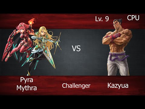Pyra/Mythra vs Lv. 9 CPU Kazuya