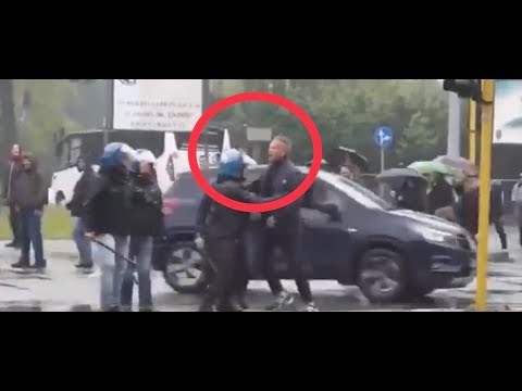 Mihajlovic fight fan before Lazio vs Atlanta