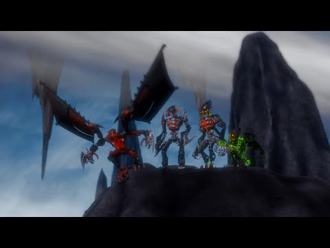 Bionicle Animation - The Makuta Arrive in Karda Nui (And Thanks for 100 k Subs!)