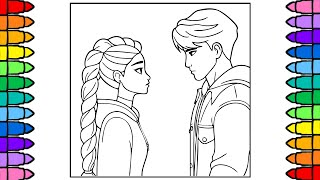 KPop Demon Hunters Coloring Pages | How to Color Jinu and Rumi