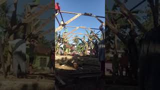 Download lagu perakitan rumah kayu semi permanen #videoshorts mp3