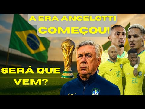 ANCELOTTI VAI MANDAR MESMO NA SELEÇÃO? Debate esquenta no Nos Acréscimos! 🇧🇷🔥