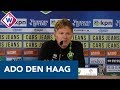 Persconferentie Fons Groenendijk in aanloop naar NAC - ADO Den Haag - OMROEP WEST SPORT