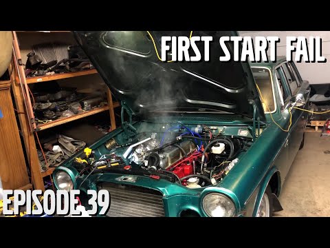 First Start on Rebuilt Engine (Goes Wrong) - Volvo 164 Rescue  Ep39