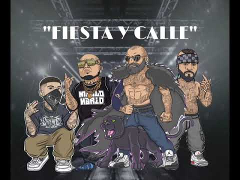 FIESTA Y CALLE cartel de santa ft santa fe clan ,millonario ,dha