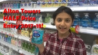 How to Alton Towers Half Price Discount Entry 2017 and 2018, Any Time, No Pre-Booking!