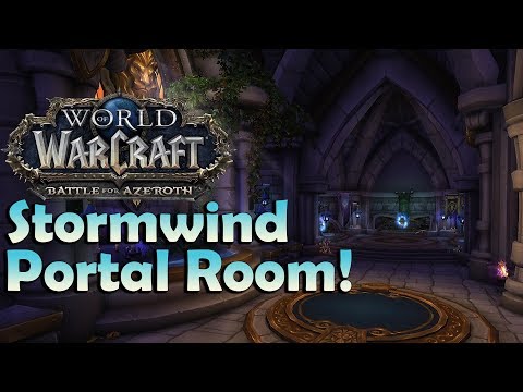 Stormwind Portal Room Preview - Patch 8.1.5 PTR | Battle for Azeroth