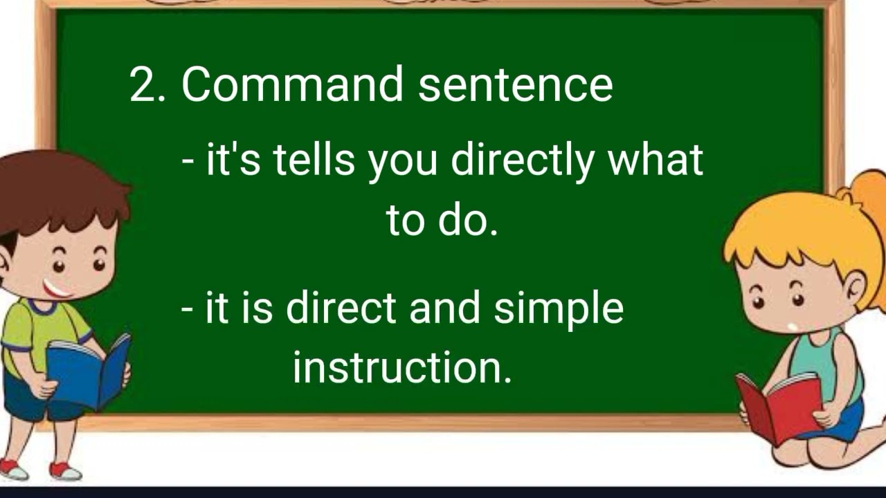 Imperative Sentence (Request and Command) - Grade 3