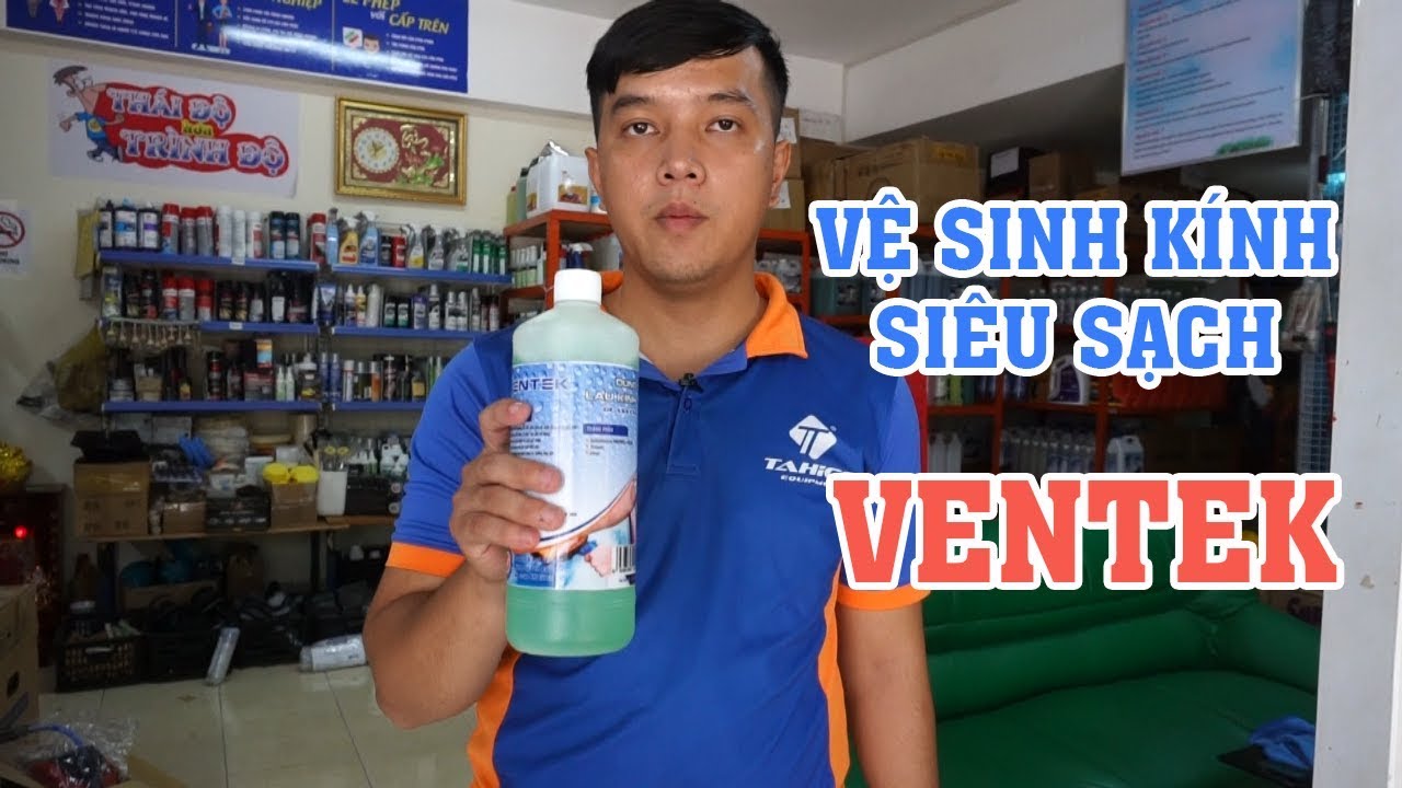 Nước lau rửa kính Ventek 1 lít 14