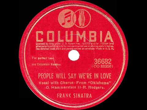 1943 HITS ARCHIVE: People Will Say We’re In Love - Frank Sinatra (a cappella)