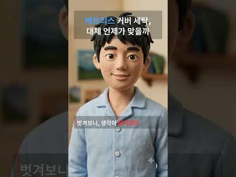 매트리스 커버 세탁, 대체 언제가 맞을까