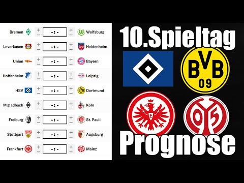 Bundesliga Matchday 10 25/26 Predictions | All Matches & Tips!