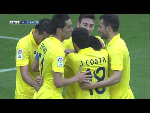 Gol de Pereira (1-1) en el Villarreal CF - Elche CF - HD