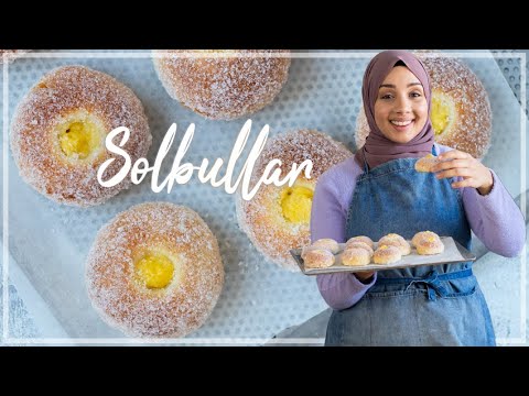 SOLBULLAR - fluffiga & saftiga vaniljbullar som på konditori!