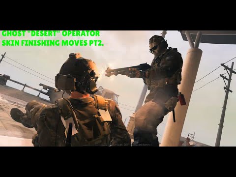 DESERT GHOST OPERATOR AND ZERO SKIN  FINISHING MOVES PART 2 (with yeet)