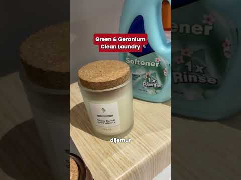 Gambar Breathe Green & Orange Bed With Clean Sheets Lilin Aromaterapi 230 gr