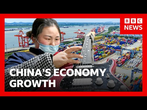 China hits growth goal after exports defy US tariffs | BBC News