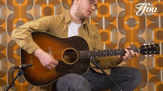 Video thumbnail for Gibson J45 Sunburst 1947 played by Maurice van Hoek | Demo @ The Fellowship of Acoustics by TFOA Demos