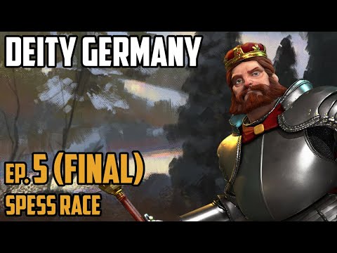 Spess Race  - Deity Civ 6 Germany Let's Play Ep.5 (FINAL)