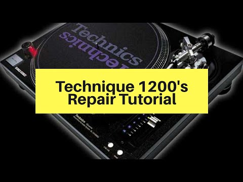 Repair  Technic 1200 turntable on/off switch