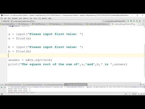 The Basics Python 3 Conditional Statements Example Rte