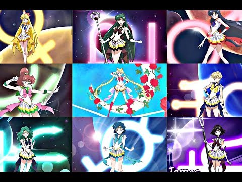Sailor Moon Crystal - Super Sailor Senshi Transformation