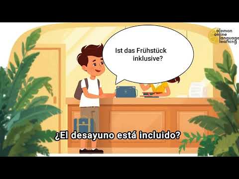 Dialogo en alemán en un hotel 