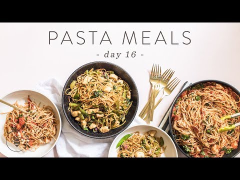 Healthy Pasta MEAL PREP on a Budget: 8 MEALS for $26 🐝 DAY 16 | HONEYSUCKLE