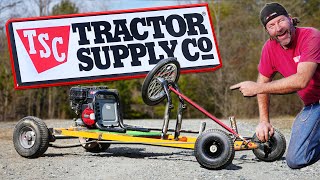 Can We Build a Go Kart ONLY Using Parts from Tractor Supply