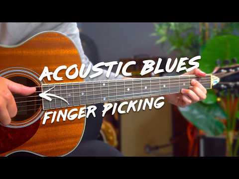 Easy Robert Johnson/ Clapton-Style Acoustic Blues Guitar Lesson