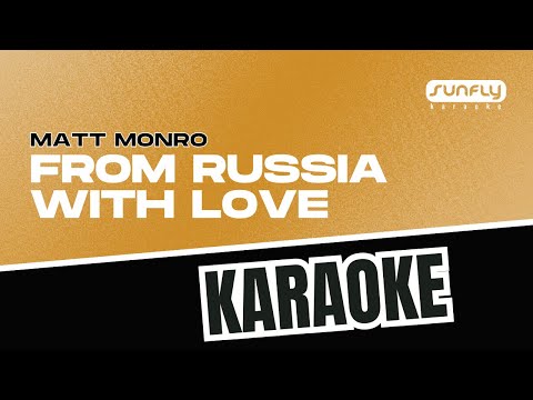Matt Monro - From Russia With Love - Karaoke
