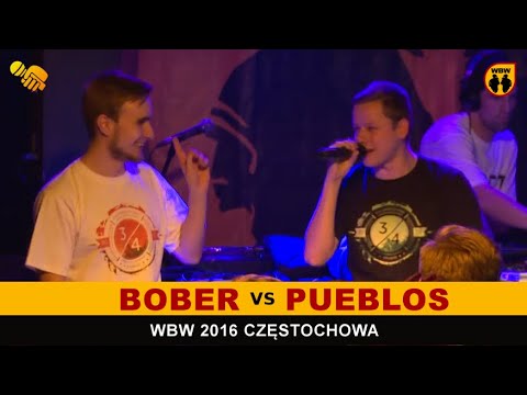 Bober 🆚 Pueblos 🎤 WBW 2016 Częstochowa (freestyle rap battle) Półfinał