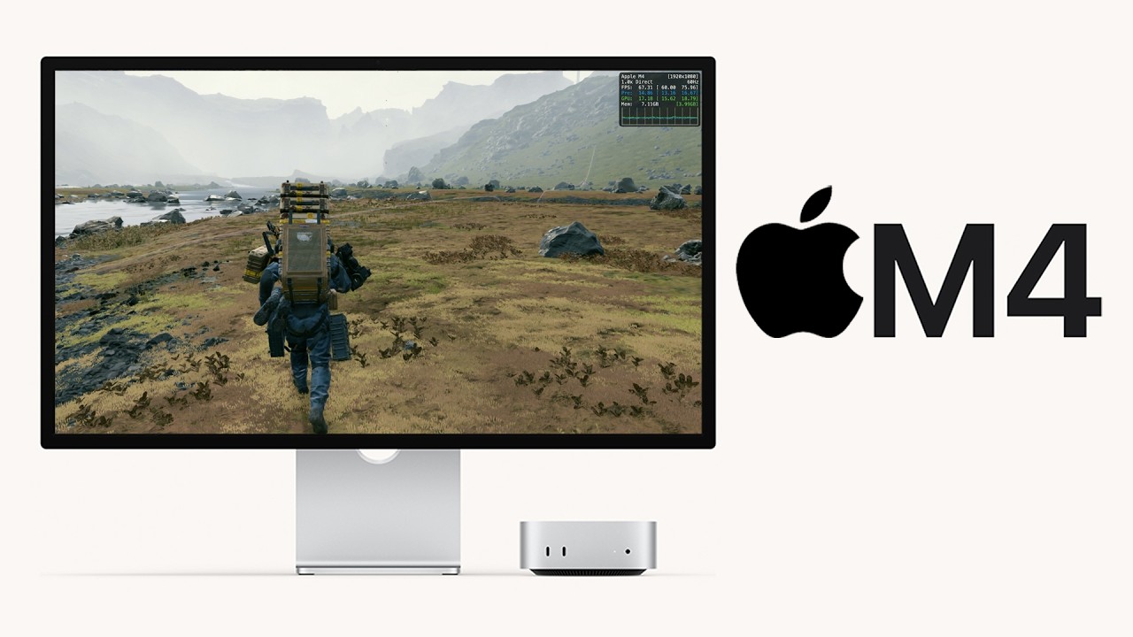 Mac mini M4 (16GB RAM) - Testing 10 Mac games