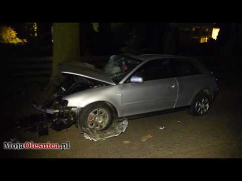 18.05.2017 Królewska Wola - wypadek audi a3