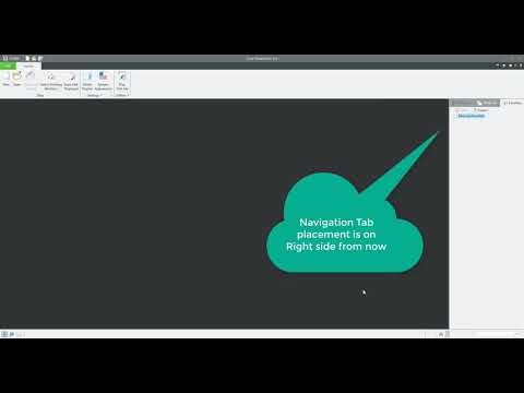 Navigation Tab placement to the Right side