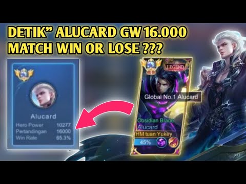 Detik Detik Alucard Gw 16.000 Match Win Or Lose ???| Yukey Alucard