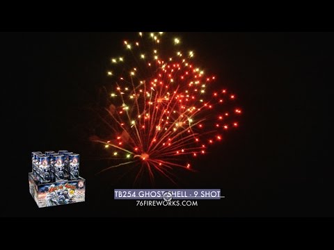 TB254 Ghost Shell - 9 Shot Winda Fireworks