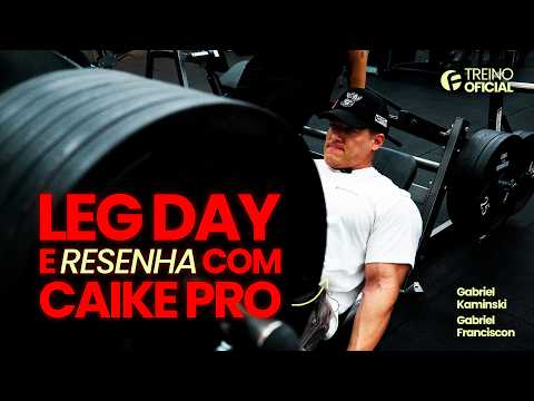 TREINO de PERNA NÃO É CASTIGO!  | Treino Oficial com CAIKE PRO