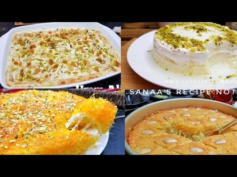 Eid Special - 4 Popular and Easy Arabic Desserts - Arabian Style Desserts