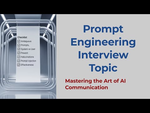 How to answer prompt engineering interview questions with examples