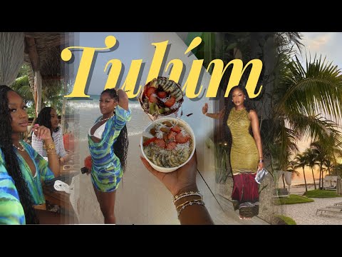 TULUM GIRLS' TRIP TRAVEL VLOG | beach club, cenote, going out, tulum restaurants