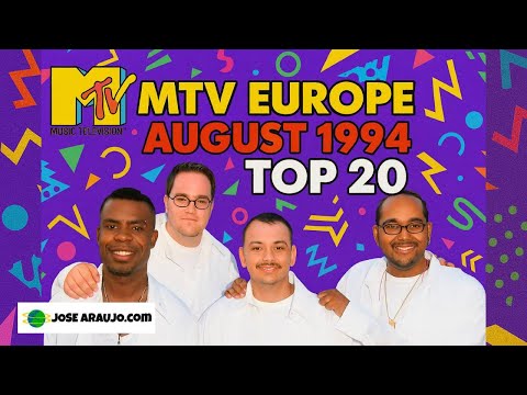 MTV EUROPE 🇪🇺 TOP 20 – August 1994 🔥 | The Biggest Hits of the Month!
