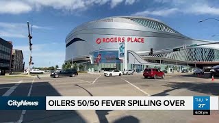 50/50 fever goes beyond Oilers