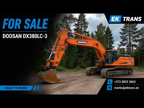 Doosan DX380LC-3, ekskavatoriai